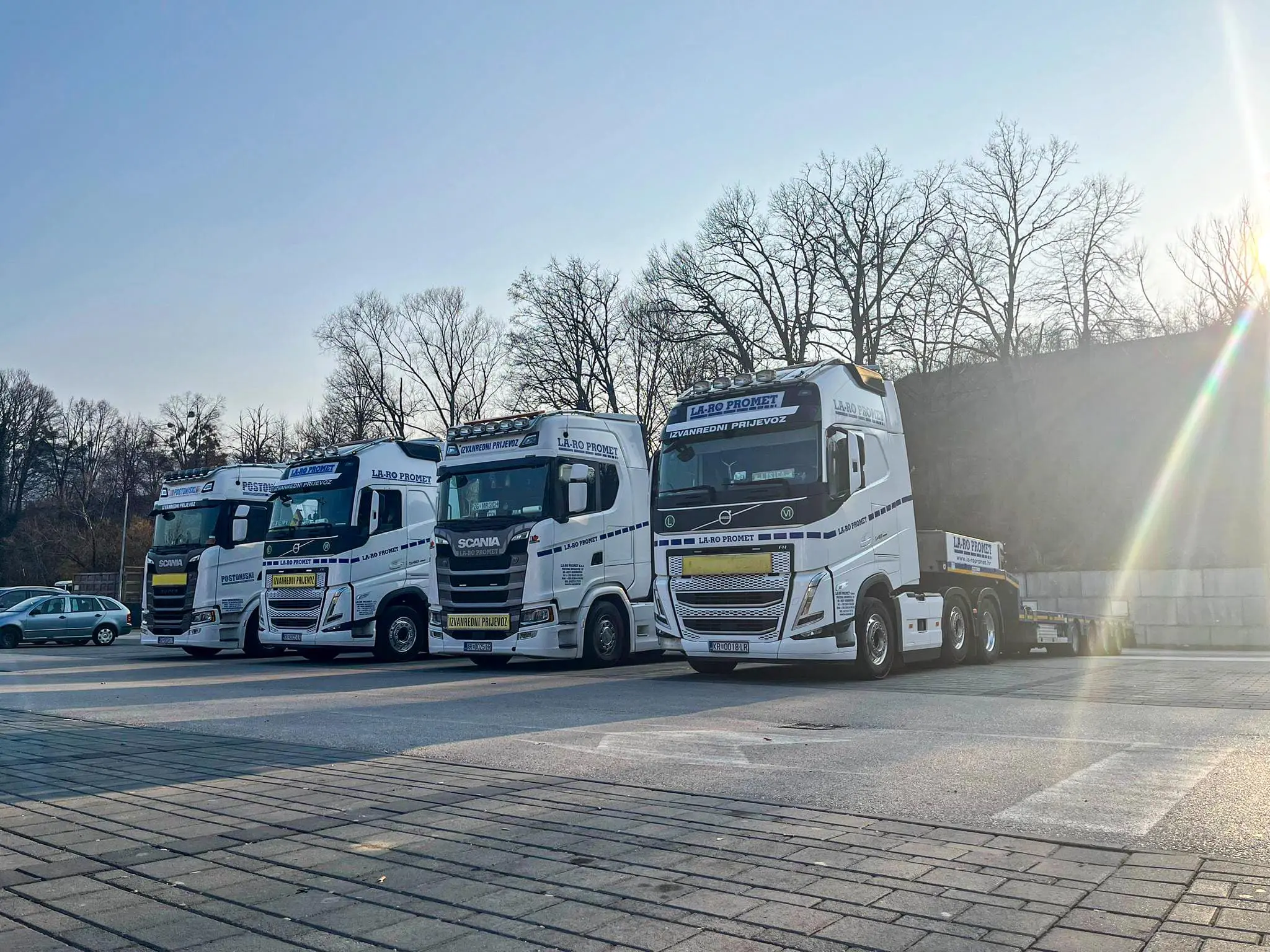 LA-RO PROMET povijest - Početak transportne djelatnosti